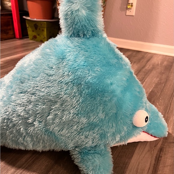 Shalom Toy Collection 36” White & Blue Plush DOLPHIN - Stuffed Animal Toy NEW - Picture 8 of 10